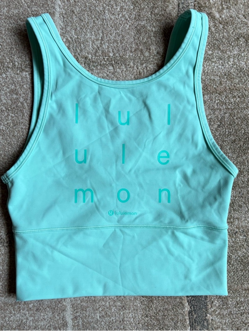 Lululemon Power Pivot Everlux Tank Top Women’s size 2/4 Wild Mint